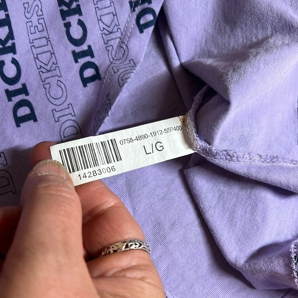 Dickies Logo Cropped Top Short Sleeve Size Large - Picture 9 of 9